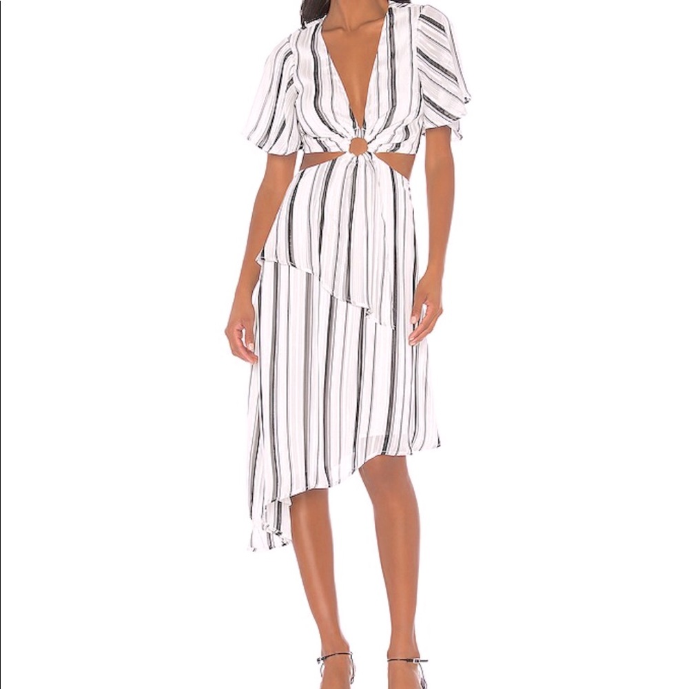 NEW Revolve House of Harlow 1960 Sevita Midi Dress